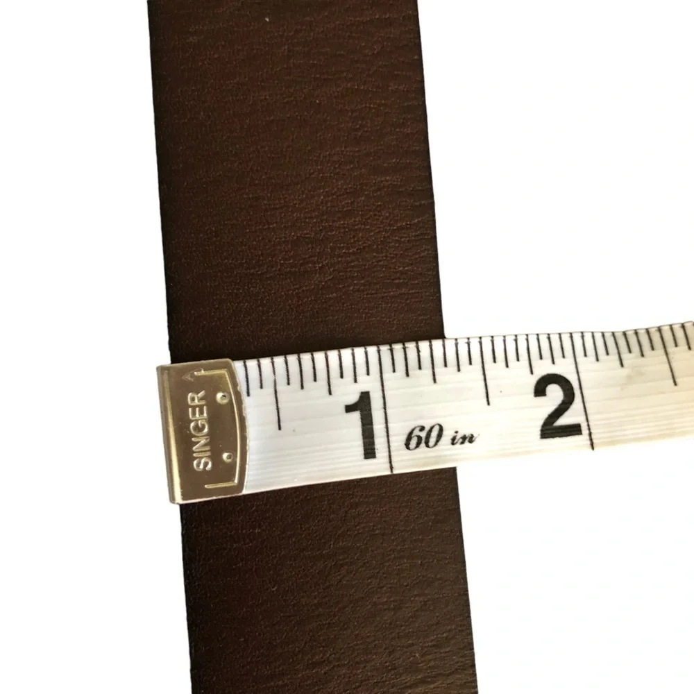 Land’s End Mens Casual Brown Leather Belt Size 42